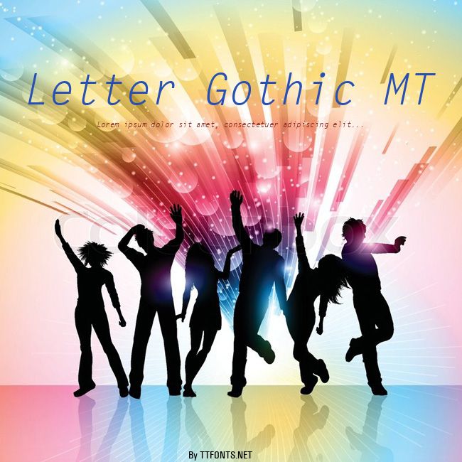 Letter Gothic MT example